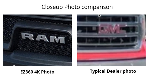 4K Closeup Photo Comparison